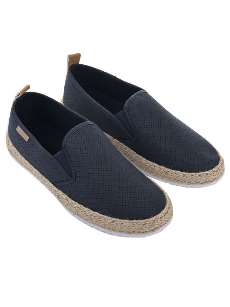 Męskie espadryle w kolorze niebieskim