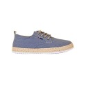 Męskie espadryle ze sznurówkami – niebieskie