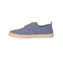 Męskie espadryle ze sznurówkami – niebieskie