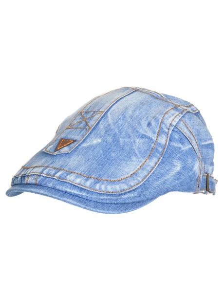 Elegancka męska czapka z denimu