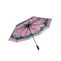 Kolorowy damski parasol w kolorze zielonym