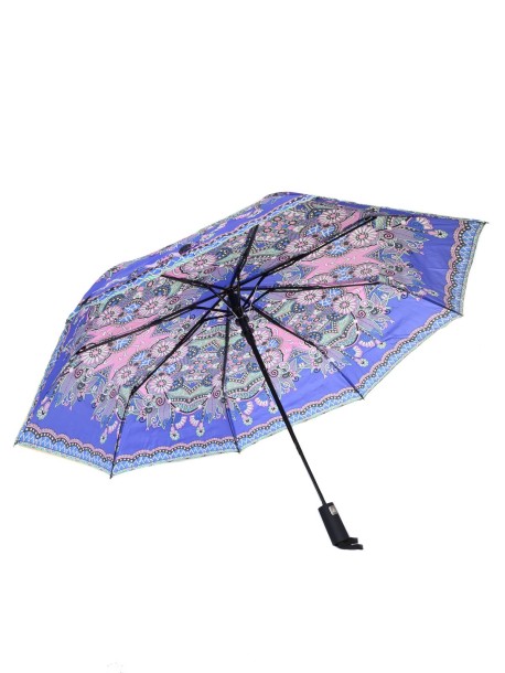 Kolorowy damski parasol w kolorze niebieskim