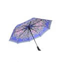 Kolorowy damski parasol w kolorze niebieskim