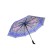 Kolorowy damski parasol w kolorze niebieskim