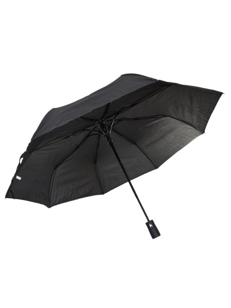 Czarny parasol składany