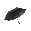 Czarny parasol składany
