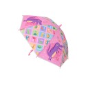 Parasol dla dziewczynki z motywem dinozaurów
