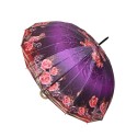 Elegancki damski parasol w kolorze fioletowym