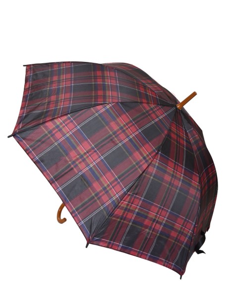 Parasol w kratę – kolor czarny