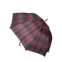 Parasol w kratę – kolor czarny