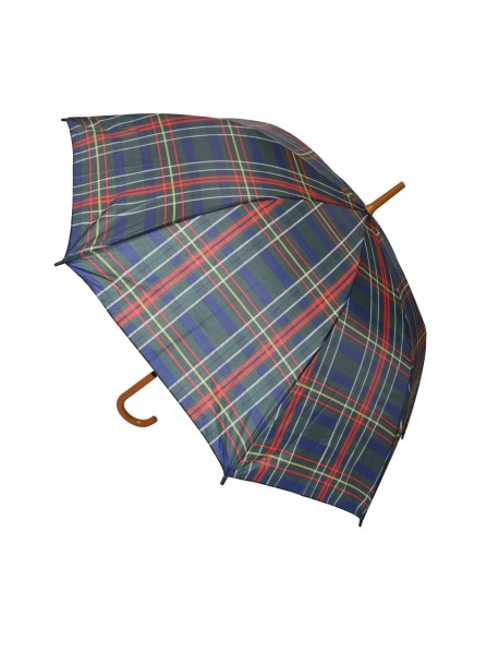 Parasol w kratę – kolor zielony