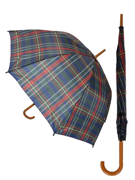 Parasol w kratę – kolor zielony
