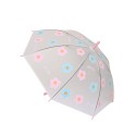 Parasol dla dzieci z motywem kwiatowym – różowy