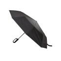 Solidny, czarny parasol przeciwdeszczowy