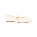 Damskie niskie buty – baleriny z tkaniny boucle | Vodo