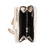 Biały damski portfel na zamek