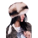 Czapka z naturalnego futra – lisa