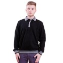 Męski sweter z kołnierzem