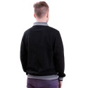Męski sweter z kołnierzem