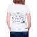 Biały t-shirt z efektownym tyłem
