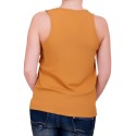 Damski top w kolorze musztardy