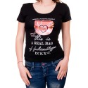 Czarne damskie t-shirty z wyciętym tyłem