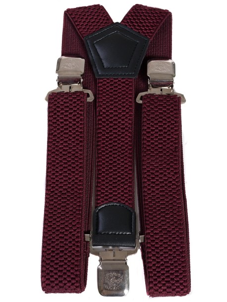 Eleganckie szelki – kolor bordo