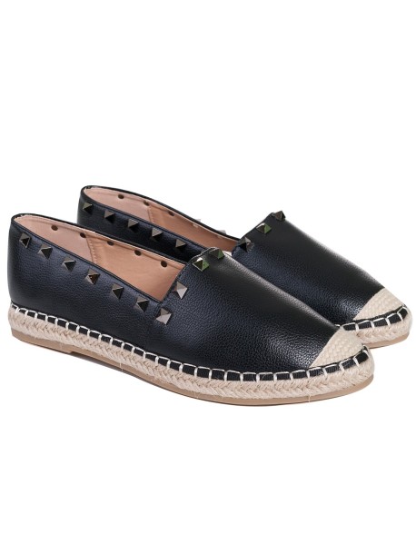 Skórzane espadryle