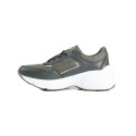 Damskie buty sportowe na platformie – zielone