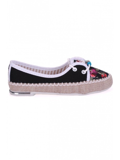 Espadryle Venis, kolor czarny