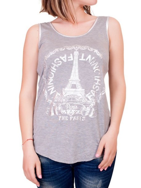 Szary damski top Paris